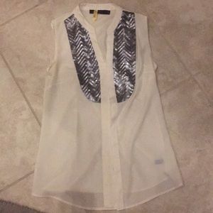Sequin Sleeveless Top